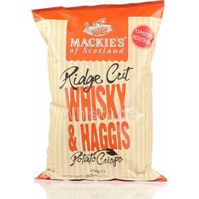 Mackie's of Scotland Ridge Cut Whisky & Haggis Crisps (150g)
