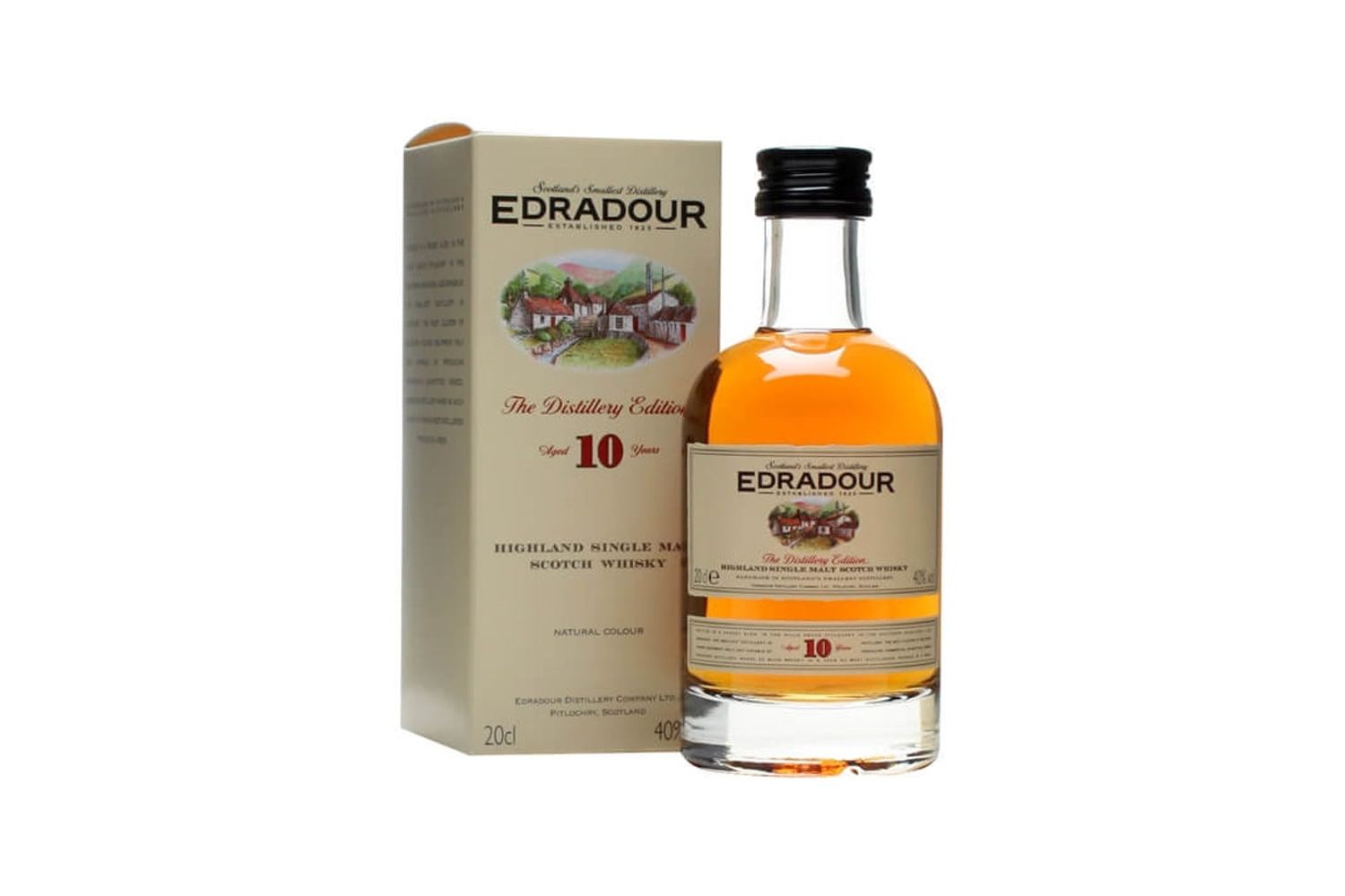 Edradour 10 Year Old Highland Single Malt Whisky (20cl) only £24.20