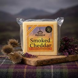 The Island Smokery Light Smoked Mature Cheddar Cheese (225g)