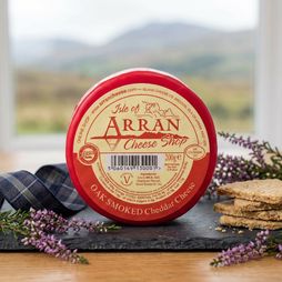 Island Cheese Company Waxed Truckle of Oak Smoked Cheddar Cheese (200g)