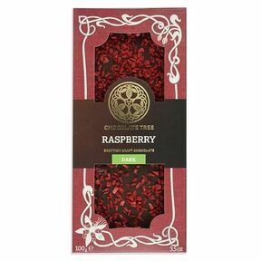 Chocolate Tree Raspberry Dark Chocolate Bar (100g)