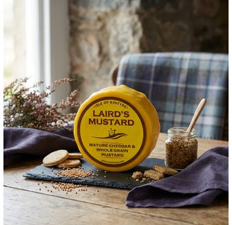 Isle of Kintyre Laird's Mustard Mature Cheddar Cheese &amp; Wholegrain Mustard (200g)