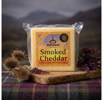 The Island Smokery Light Smoked Mature Cheddar Cheese (225g)