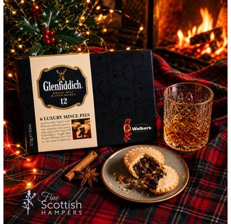 Walkers Shortbread with Glenfiddich Luxury Mince Pies (6 pack)