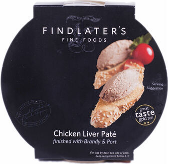Findlater's Fine Foods Chicken Liver Pate with Brandy & Port (120g)