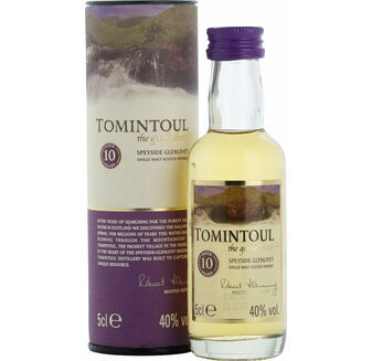 Tomintoul 10 Year Old Whisky Miniature (5cl)