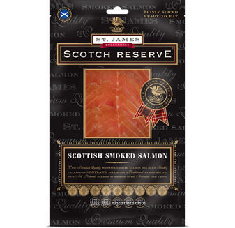St James Smokehouse Scotch Reserve® Scottish Smoked Salmon (200g)
