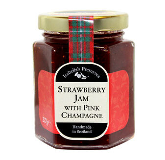 Isabella's Preserves Strawberry Jam with Pink Champagne (227g)