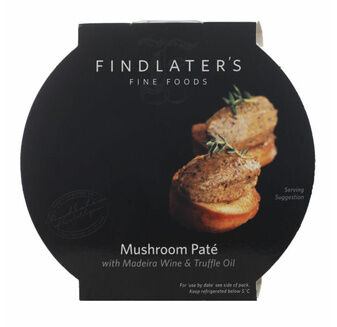 Findlater's Fine Foods Mushroom Pate with Madeira Wine & Truffle Oil (120g)