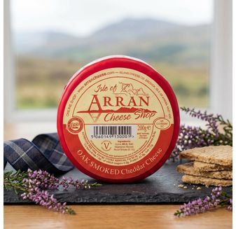 Island Cheese Company Waxed Truckle of Oak Smoked Cheddar Cheese (200g)