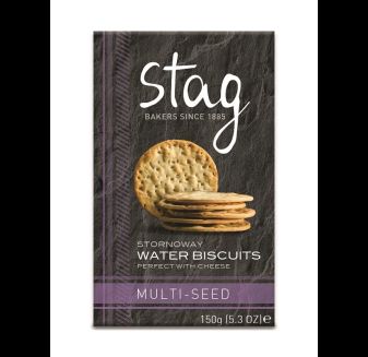Stag Stornoway Water Biscuits with Multi Seed 150g