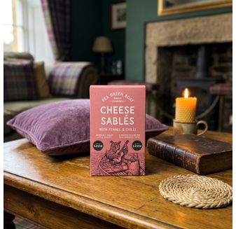Pea Green Boat Cheese Sablés with Fennel &amp; Chilli (80g)