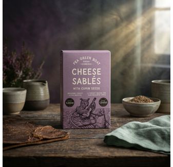Pea Green Boat Cheese Sablés with Cumin (80g)