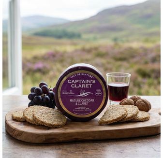 Isle of Kintyre Captain's Claret Mature Cheddar Cheese (200g)