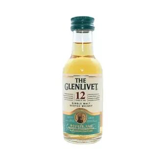 Glenlivet 12 Year Old Double Oak Single Malt Scotch Whisky Miniature (5cl)