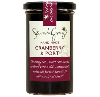 Sarah Gray's Cranberry & Port Sauce (330g)
