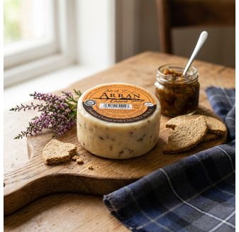 Island Cheese Company Chunky Pickle with Cheddar Waxed Truckle (200g)
