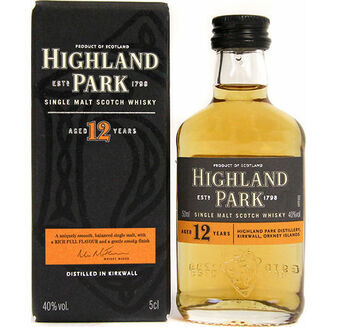 Highland Park 12 Year Old Whisky Miniature (5cl)