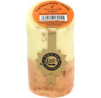 Island Cheese Company Caramelised Onion Slow Matured Cheddar Truckle (200g)
