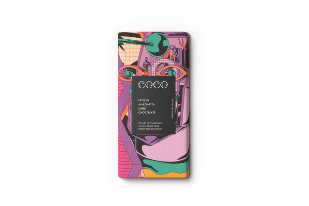 Coco Chocolatier Frozen Margarita Dark Chocolate Bar (80g)