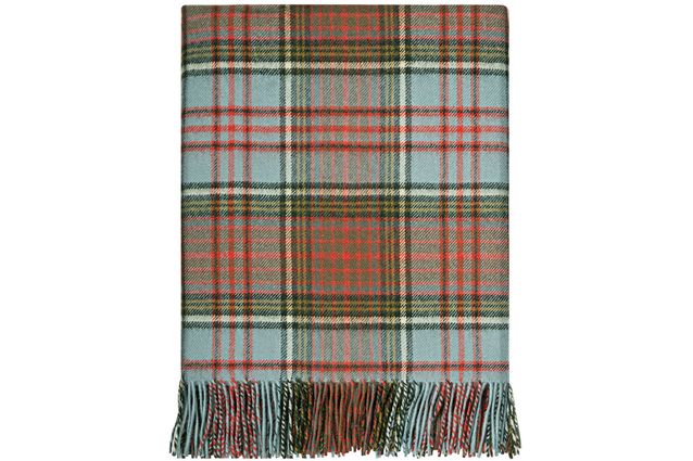 Anderson Weathered Tartan Lambswool Blanket