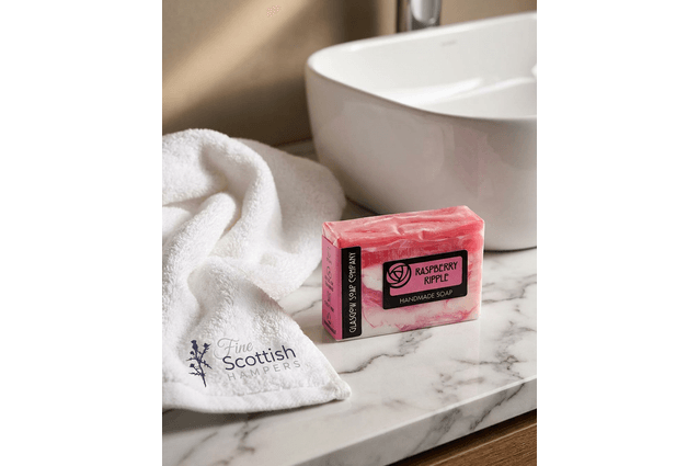 Glasgow Soap Company Raspberry Ripple Soap Bar