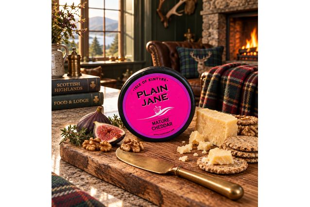 Isle of Kintyre - Plain Jane Mature Cheddar Cheese (200g)