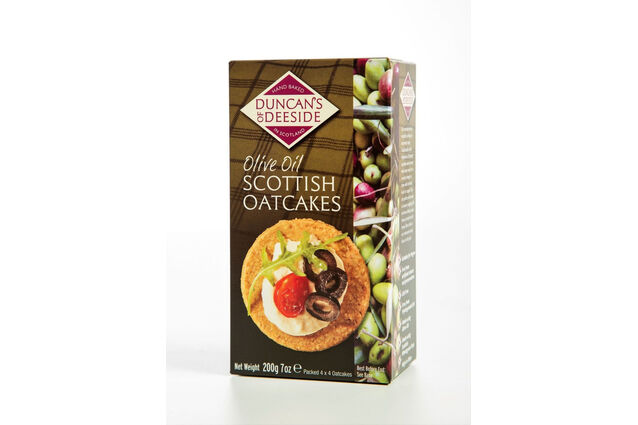 Duncans of Deeside Olive Oil Scottish Oatcakes (200g)