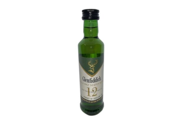 Glenfiddich 12 Year Old Whisky Miniature (5cl)