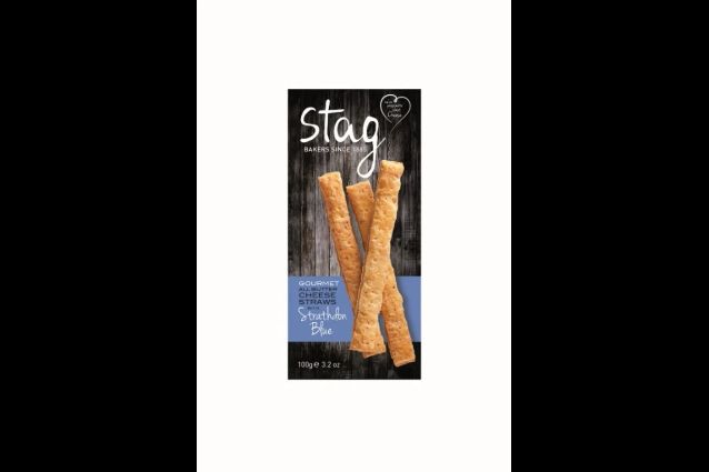 Stag Gourmet All Butter Cheese Straws with Strathdon Blue