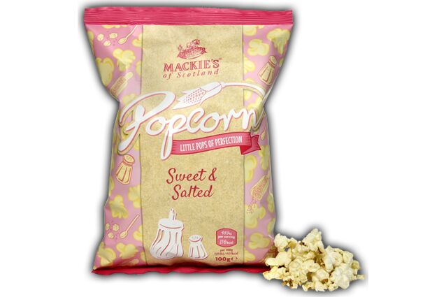 Mackie's of Scotland Sweet and Salted popcorn