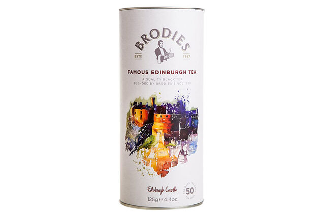 Brodies of Edinburgh Famous Edinburgh Tea Drum (50 Teabags)