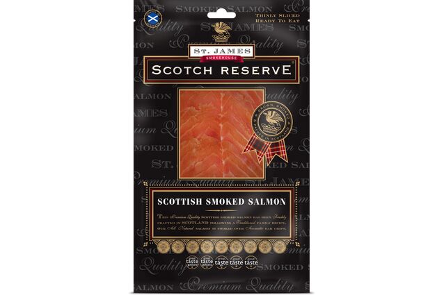 St James Smokehouse Scotch Reserve® Scottish Smoked Salmon (200g)