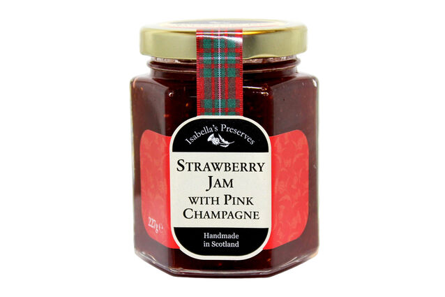 Isabella's Preserves Strawberry Jam with Pink Champagne (227g)
