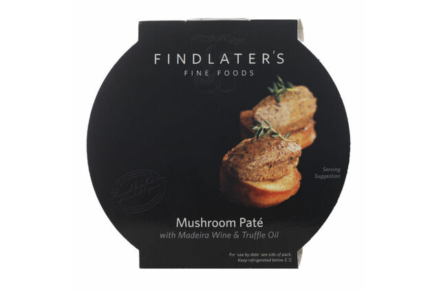 Findlater's Fine Foods Mushroom Pate with Madeira Wine & Truffle Oil (120g)