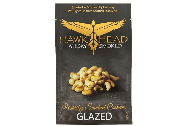 Hawkhead Whisky Smoked Glazed Cashew Nuts (65g)