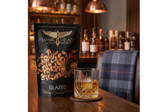 Hawkhead Whisky Smoked Glazed Cashew Nuts (65g)