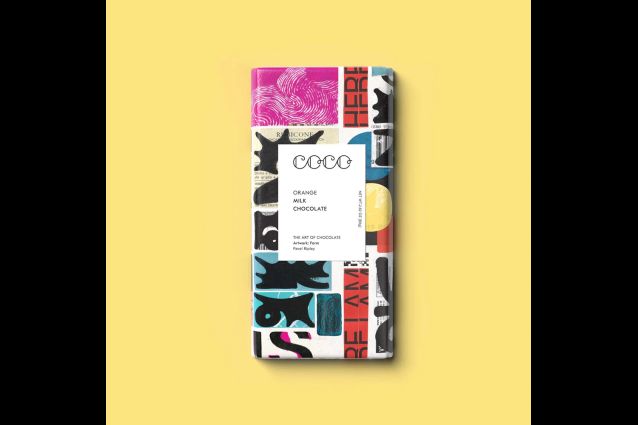 Coco Chocolatier Orange Milk Chocolate Bar (80g)