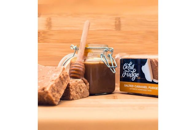 The Ochil Fudge Pantry Salted Caramel Fudge (100g)