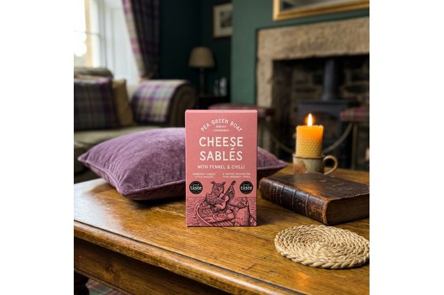 Pea Green Boat Cheese Sablés with Fennel &amp; Chilli (80g)