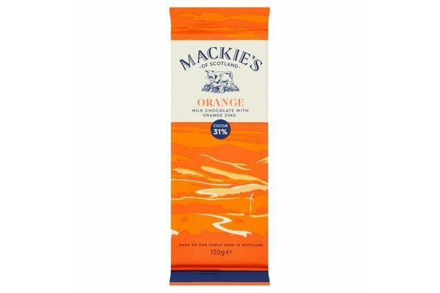 Mackie's Orange Milk Chocolate Bar (120g)