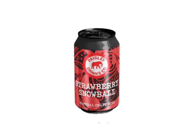 Paisley Drinks Co Strawberry Snowball Craft Soda (330ml)