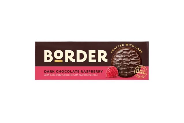 Border Biscuits Dark Chocolate Raspberry Biscuits (150g)