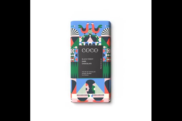 Coco Chocolatier Black Forest Dark Chocolate Bar (80g)