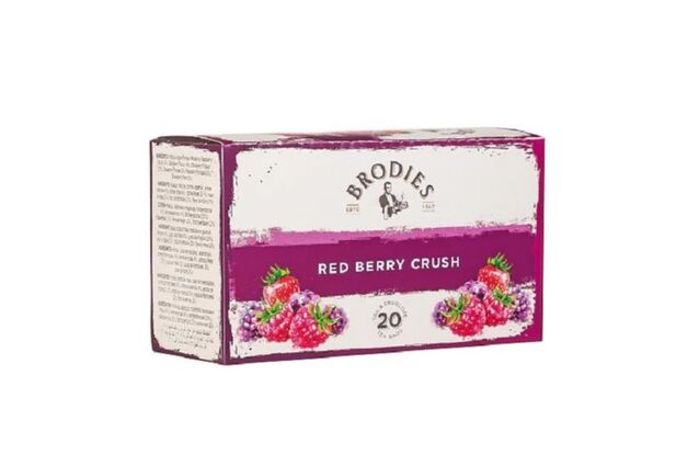 Brodies of Edinburgh Red Berry Crush Tea (20 Teabags)