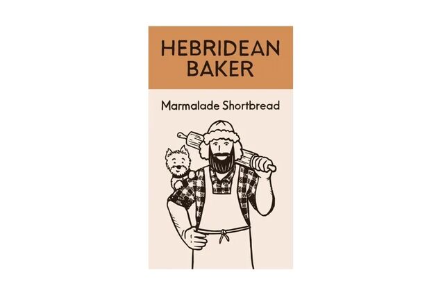 Hebridean Baker Marmalade Shortbread (150g)