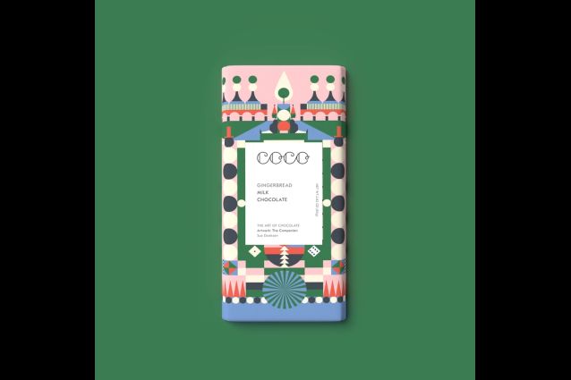 Coco Gingerbread Milk Christmas Chocolate Bar (80g)